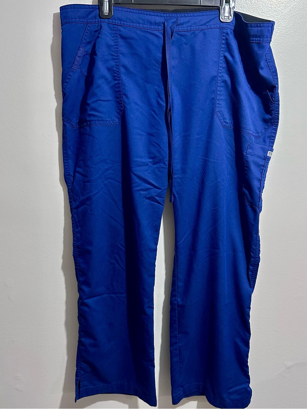 Grey's Anatomy Navy Blue Wide-Leg Scrub Pants Size XL (1290)